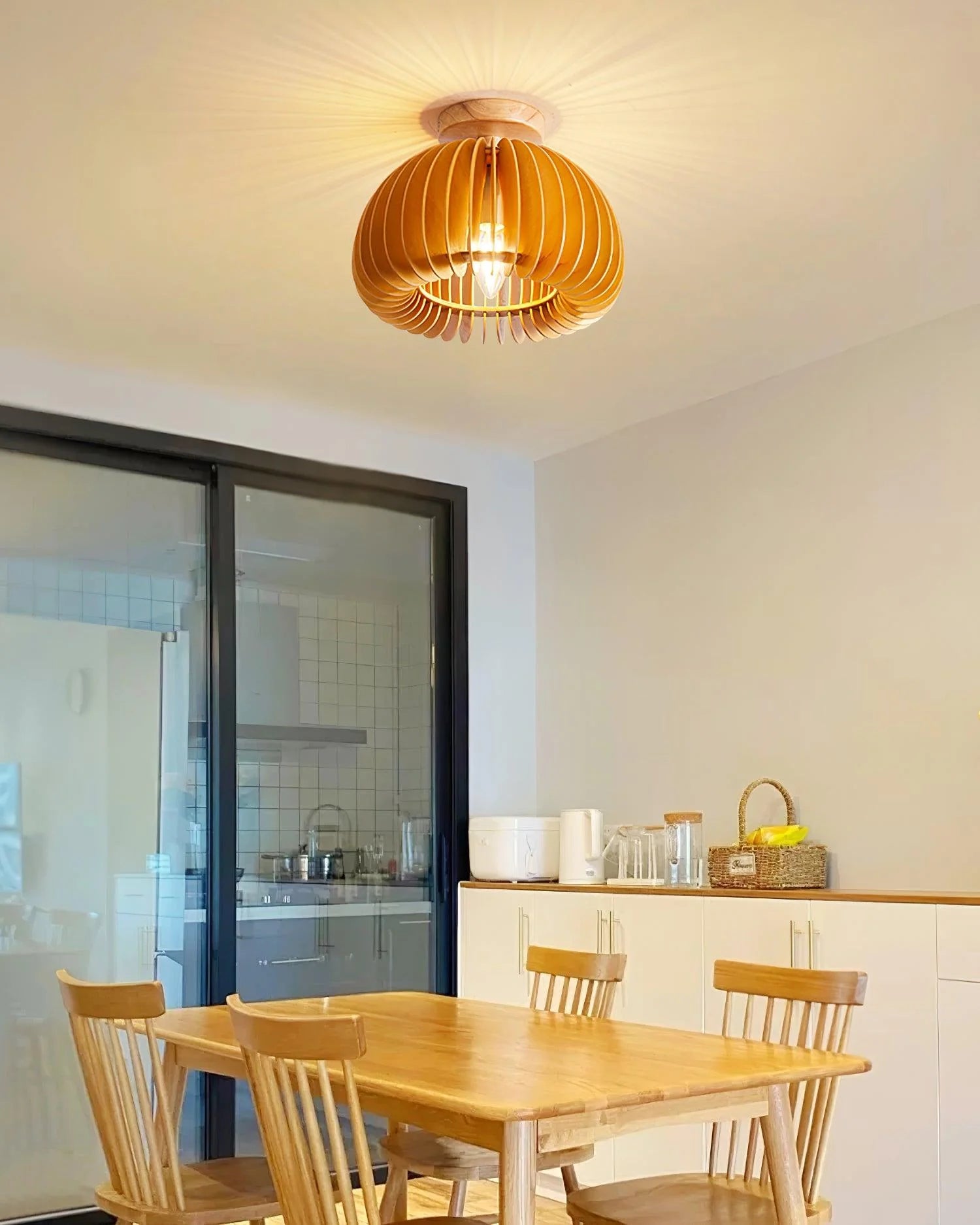 Aneko Pumpkin Ceiling Light - Loonglight