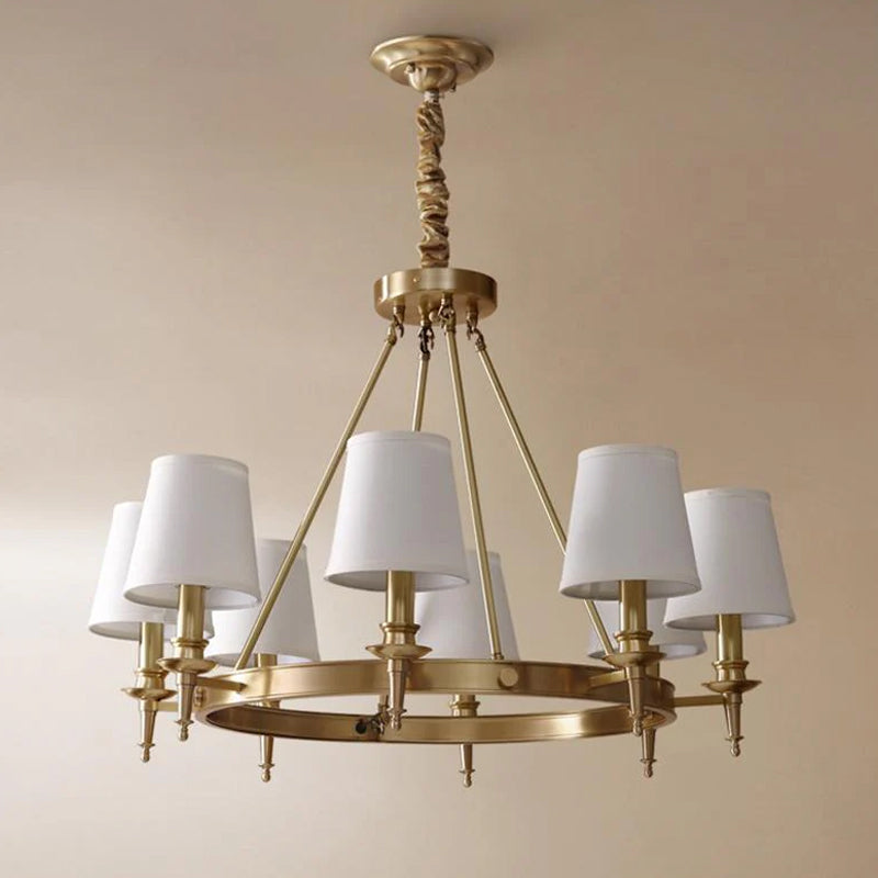 Classic European Fabric Chandelier - Loonglight