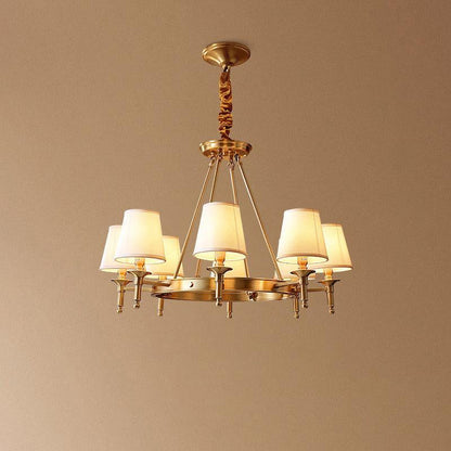 Classic European Fabric Chandelier - Loonglight