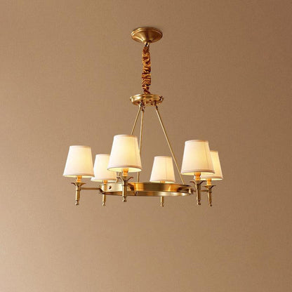 Classic European Fabric Chandelier - Loonglight