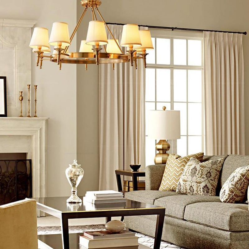 Classic European Fabric Chandelier - Loonglight