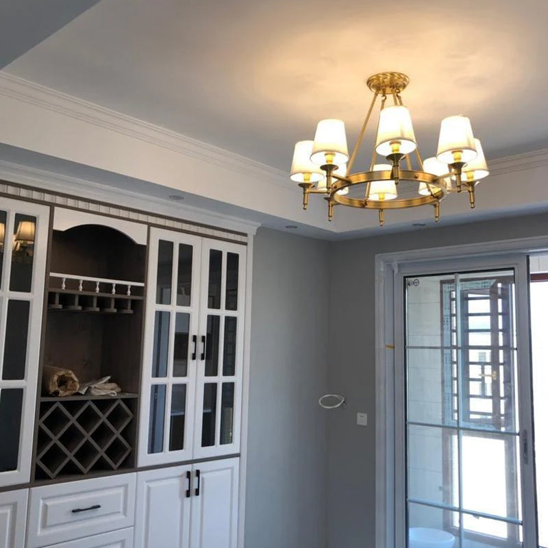 Classic European Fabric Chandelier - Loonglight