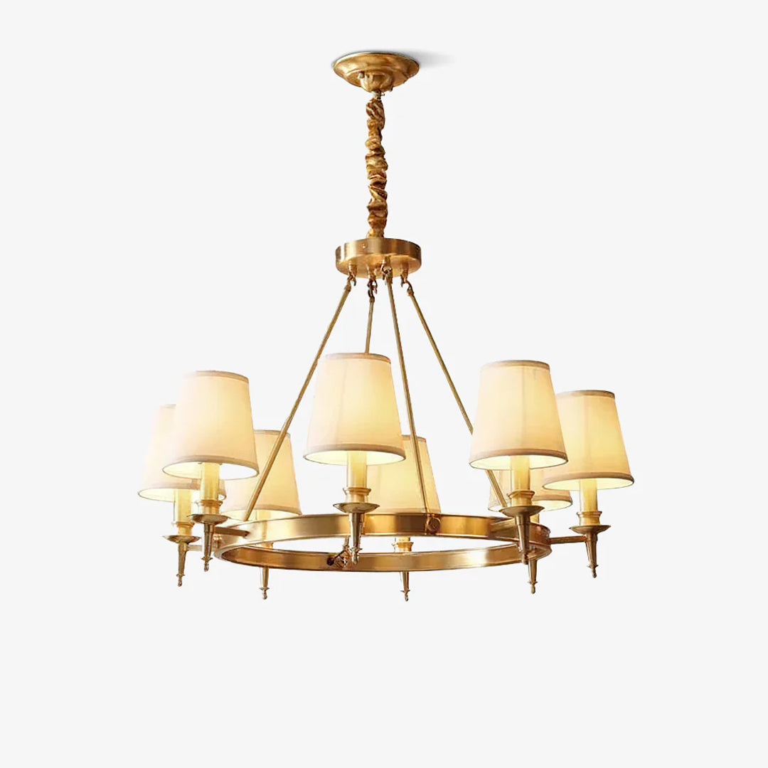 Classic European Fabric Chandelier - Loonglight