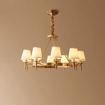 Classic European Fabric Chandelier - Loonglight