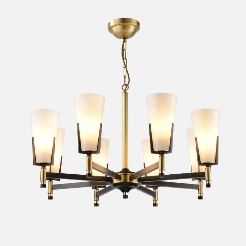 Antoinette Brass Chandelier - Loonglight