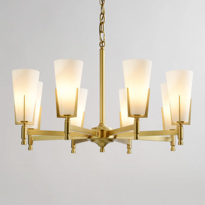 Antoinette Brass Chandelier - Loonglight