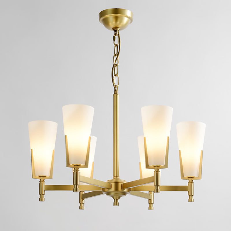 Antoinette Brass Chandelier - Loonglight