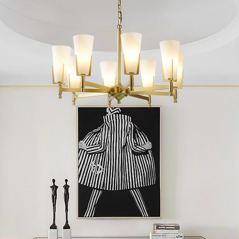 Antoinette Brass Chandelier - Loonglight