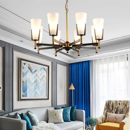 Antoinette Brass Chandelier - Loonglight