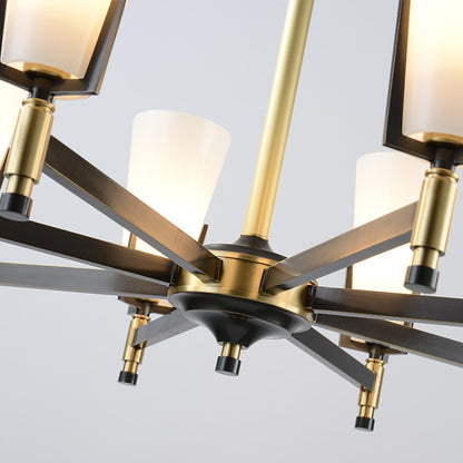 Antoinette Brass Chandelier - Loonglight