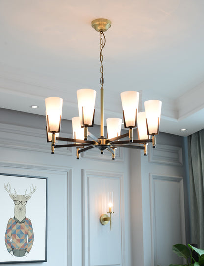 Antoinette Brass Chandelier - Loonglight