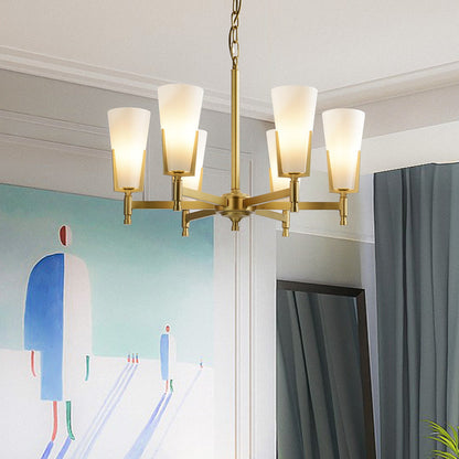 Antoinette Brass Chandelier - Loonglight