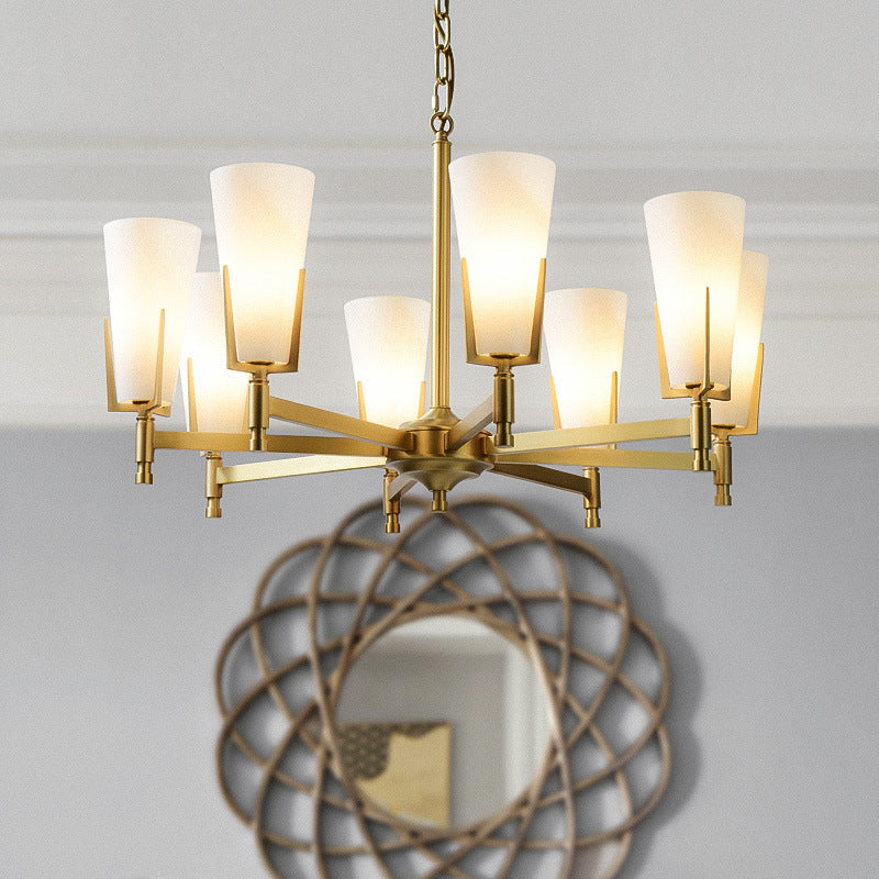 Antoinette Brass Chandelier - Loonglight