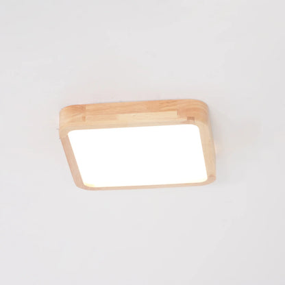 Arlo Rectangular Wood Ceiling Light - Loonglight