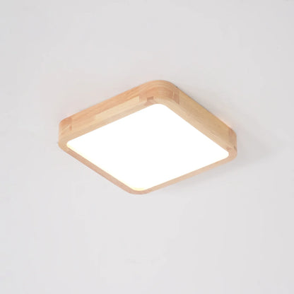 Arlo Rectangular Wood Ceiling Light - Loonglight