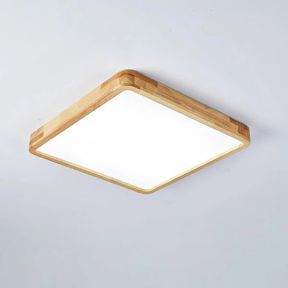 Arlo Rectangular Wood Ceiling Light - Loonglight