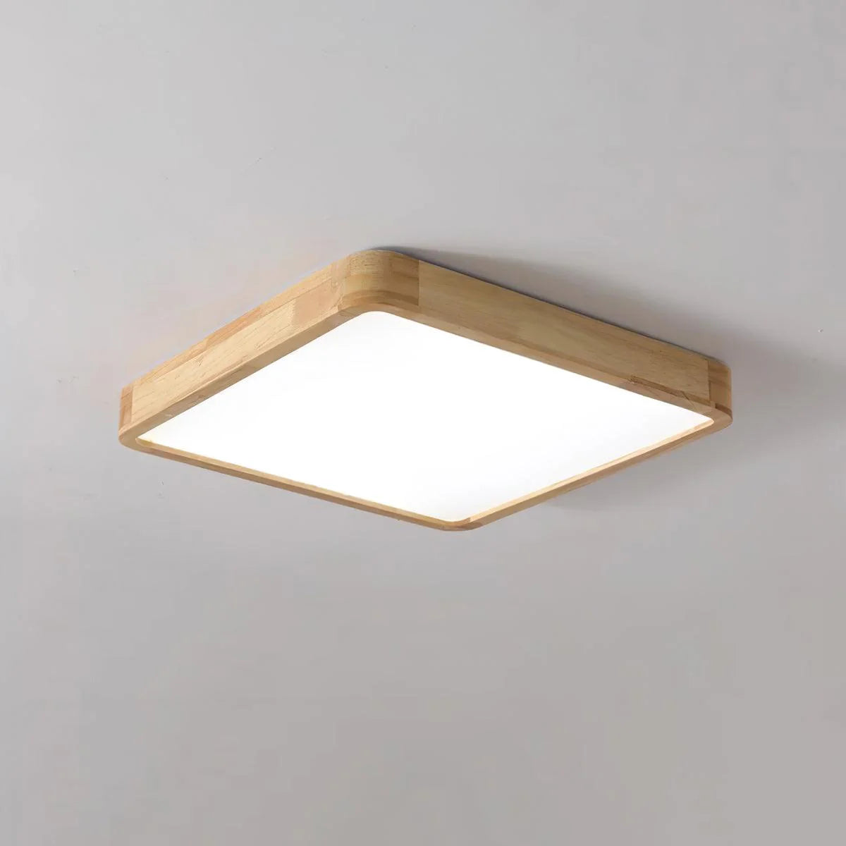 Arlo Rectangular Wood Ceiling Light - Loonglight