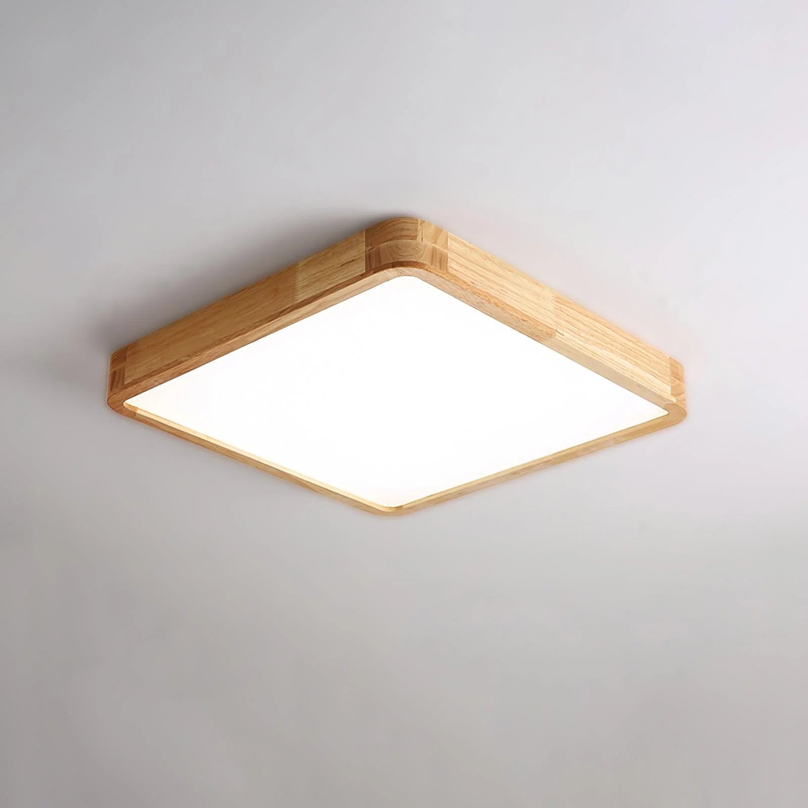 Arlo Rectangular Wood Ceiling Light - Loonglight