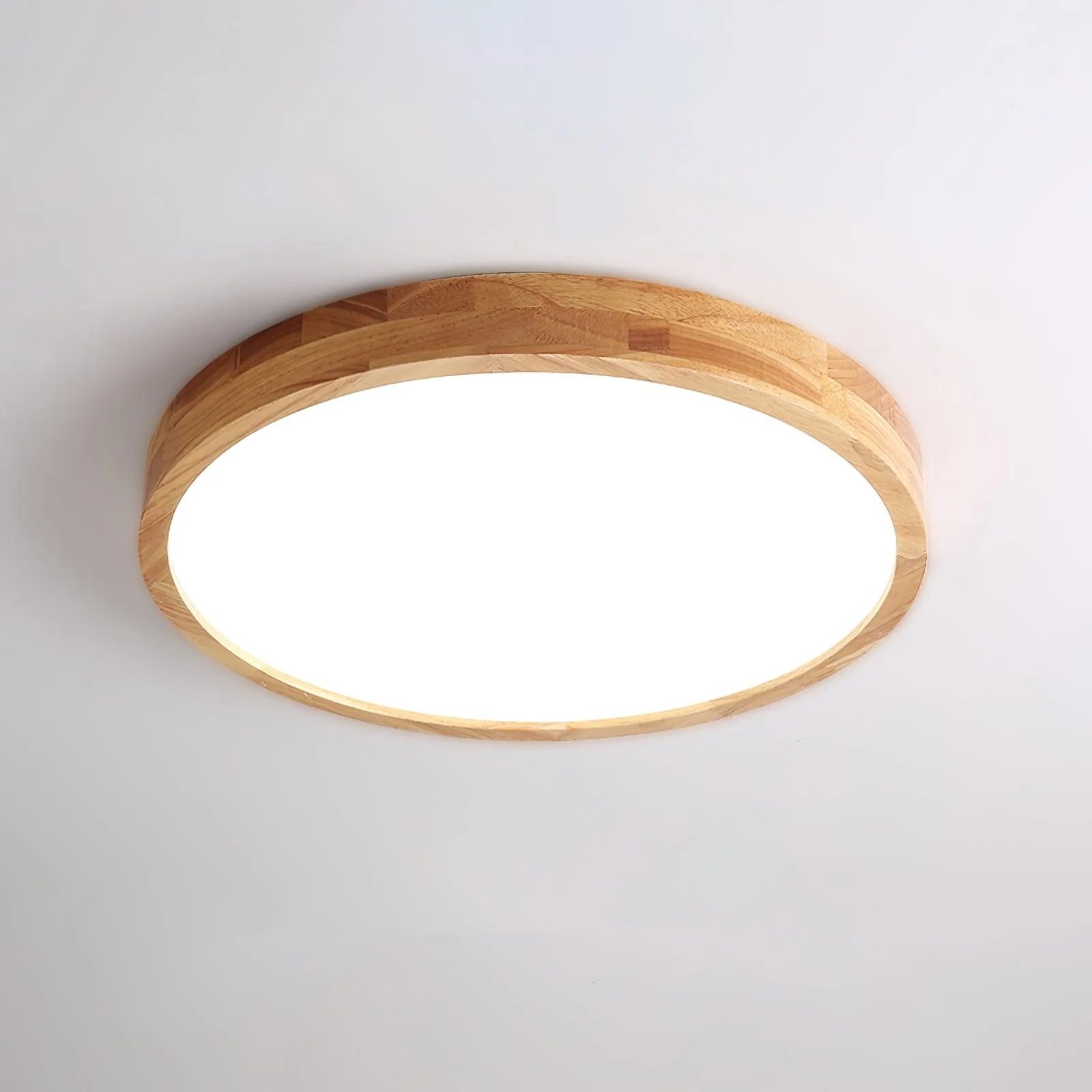 Arlo Round Wood Ceiling Light - Loonglight