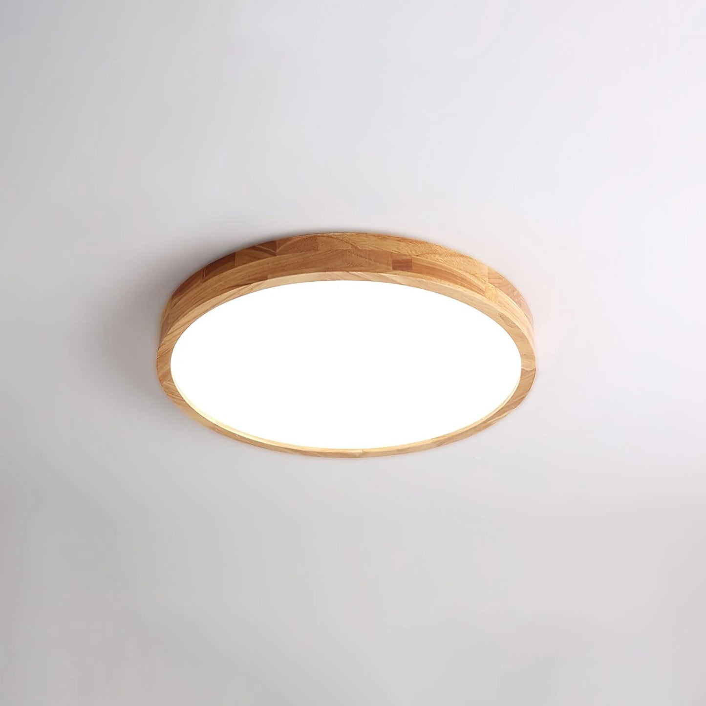 Arlo Round Wood Ceiling Light - Loonglight