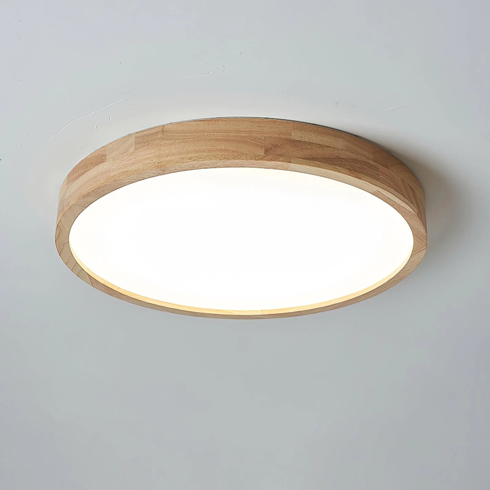 Arlo Round Wood Ceiling Light - Loonglight