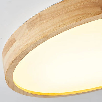 Arlo Round Wood Ceiling Light - Loonglight