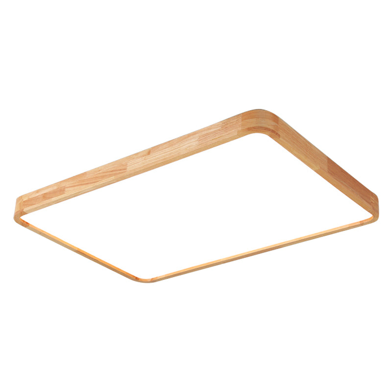 Arlo Square Wood Ceiling Light - Loonglight