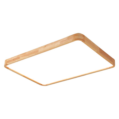 Arlo Square Wood Ceiling Light - Loonglight