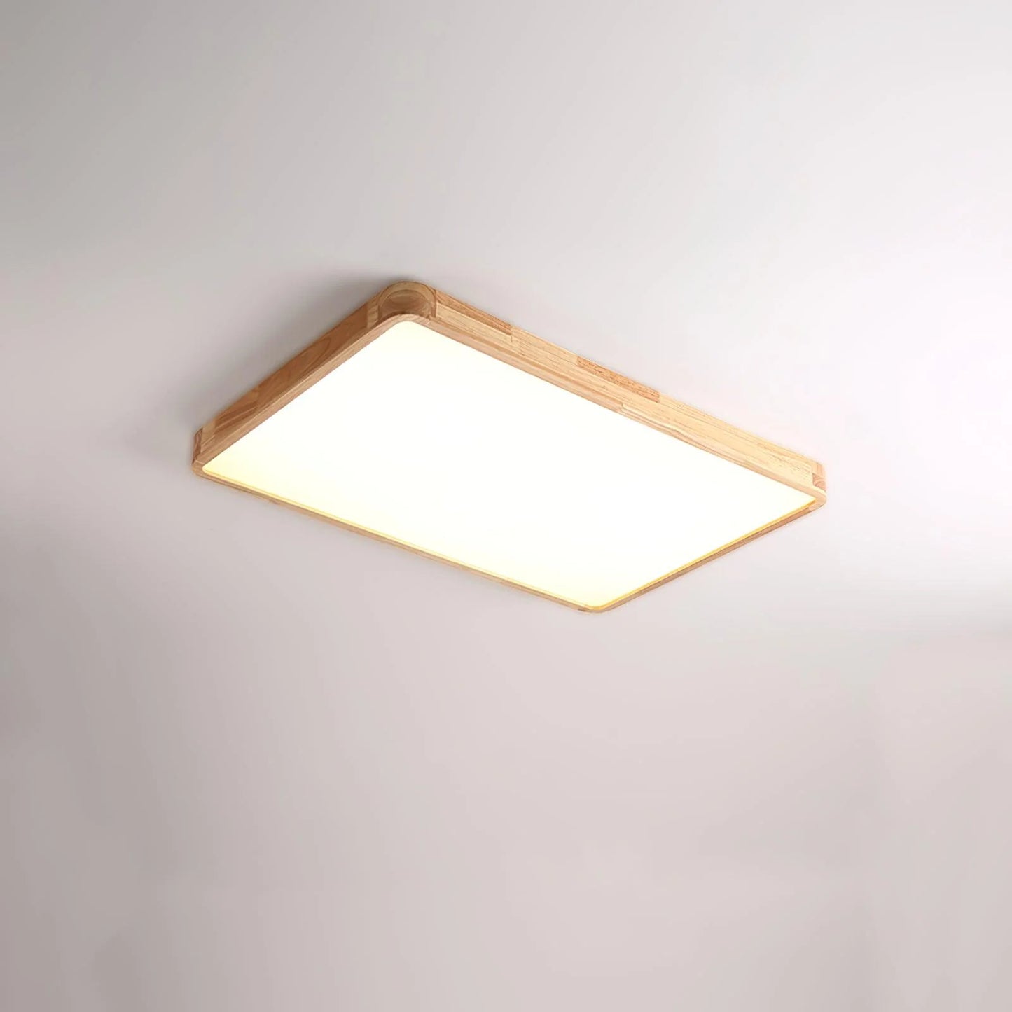 Arlo Square Wood Ceiling Light - Loonglight