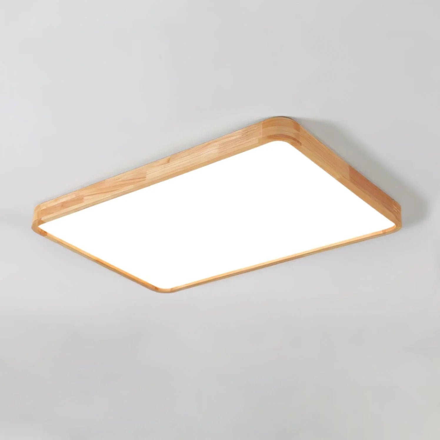 Arlo Square Wood Ceiling Light - Loonglight