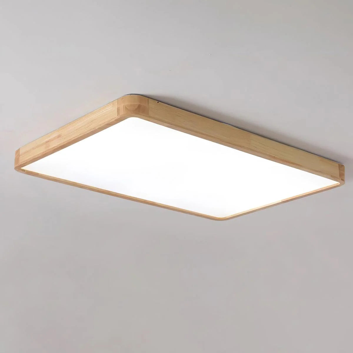 Arlo Square Wood Ceiling Light - Loonglight