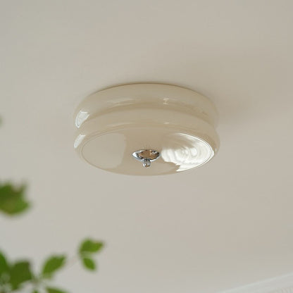 Art Deco Cream Ceiling Light