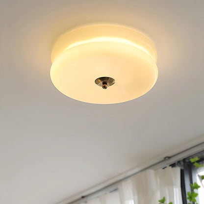 Art Deco Cream Ceiling Light