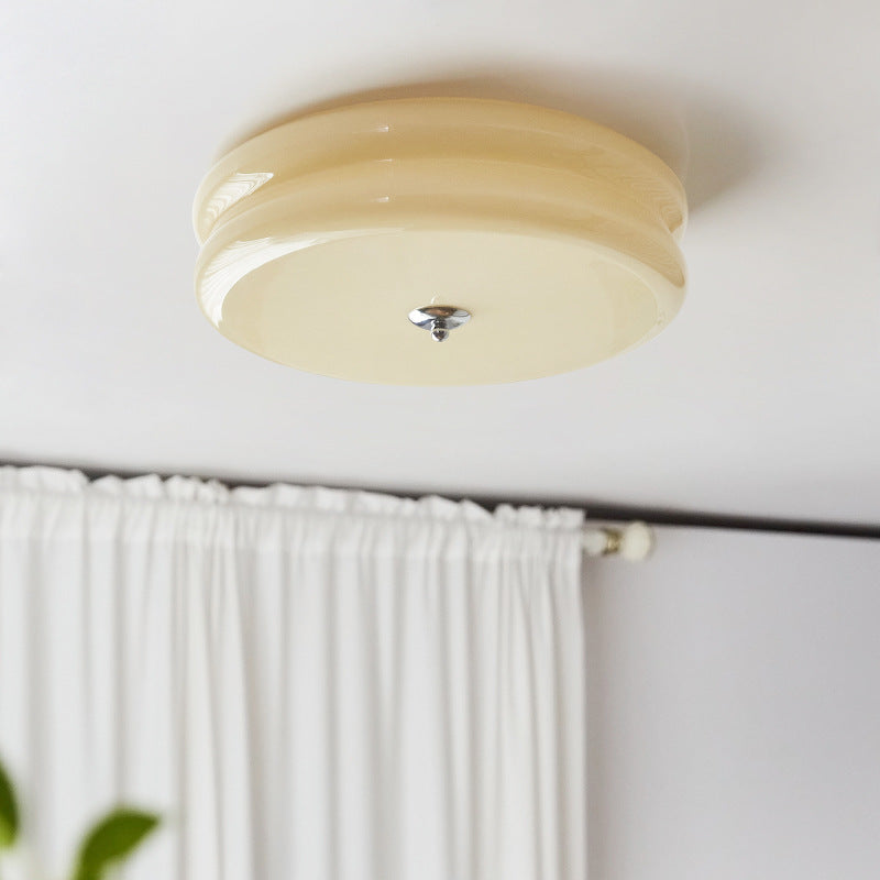 Art Deco Cream Ceiling Light