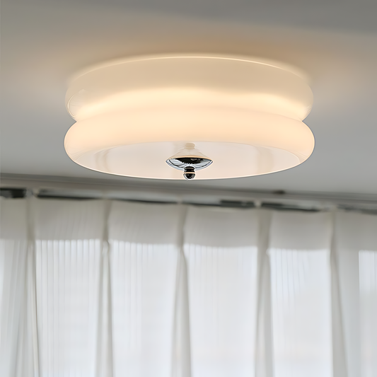 Art Deco Cream Ceiling Light