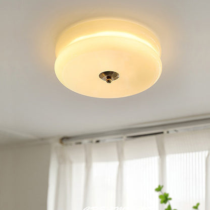 Art Deco Cream Ceiling Light