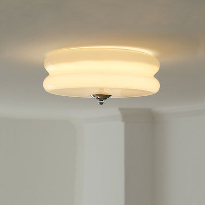 Art Deco Cream Ceiling Light