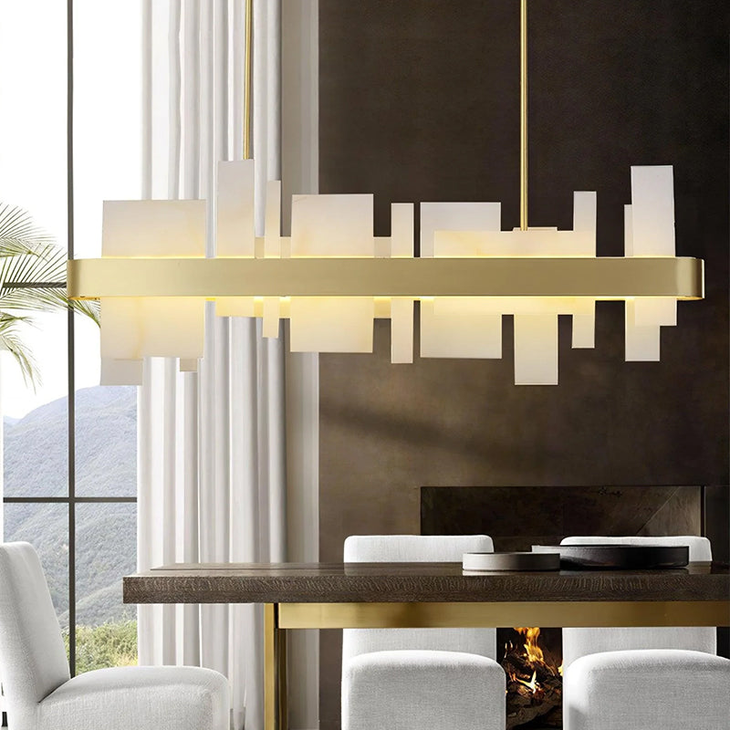 Art Deco Skyline Chandelier - Loonglight