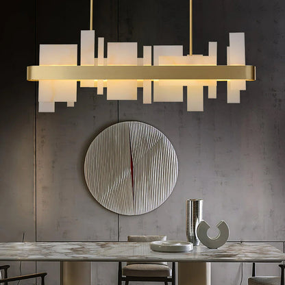 Art Deco Skyline Chandelier - Loonglight