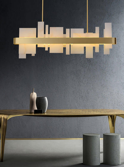 Art Deco Skyline Chandelier - Loonglight