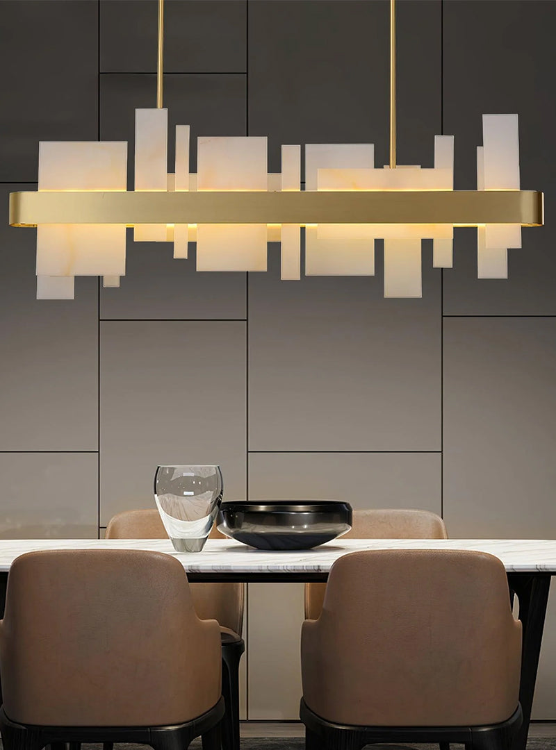 Art Deco Skyline Chandelier - Loonglight