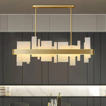 Art Deco Skyline Chandelier - Loonglight