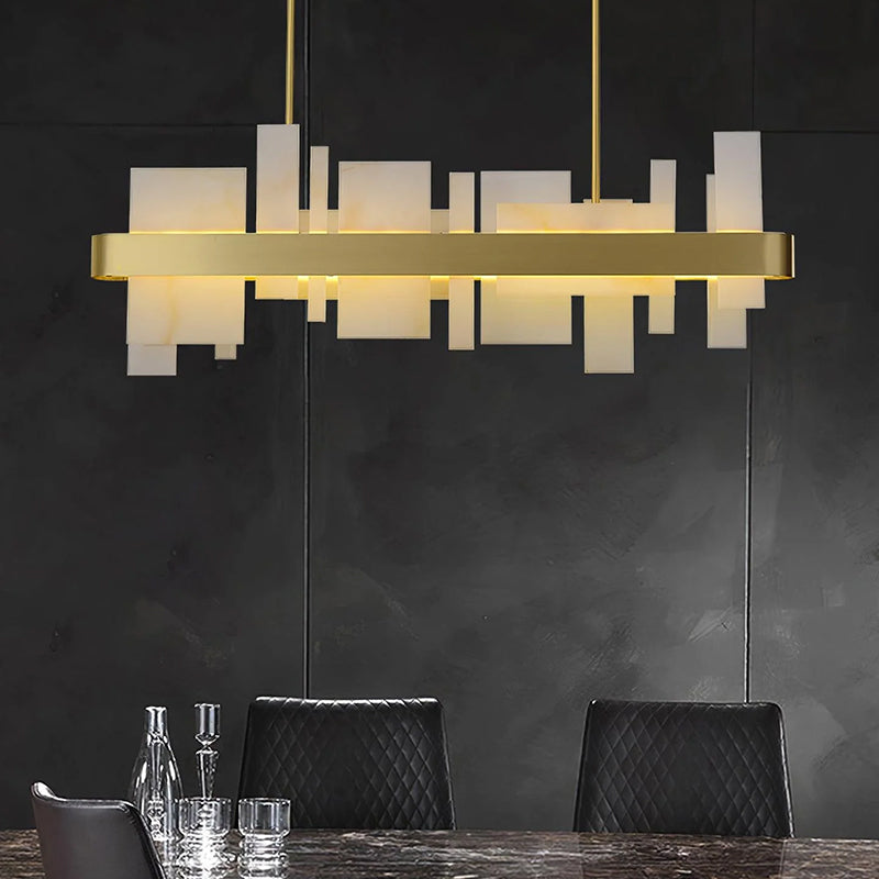 Art Deco Skyline Chandelier - Loonglight