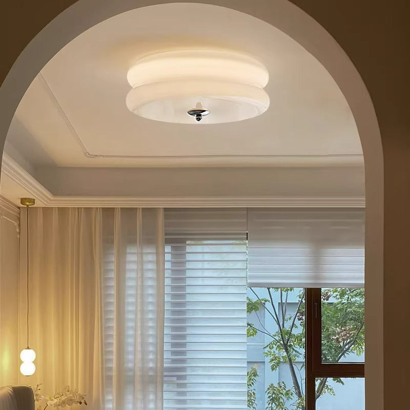 Art Deco Cream Ceiling Light