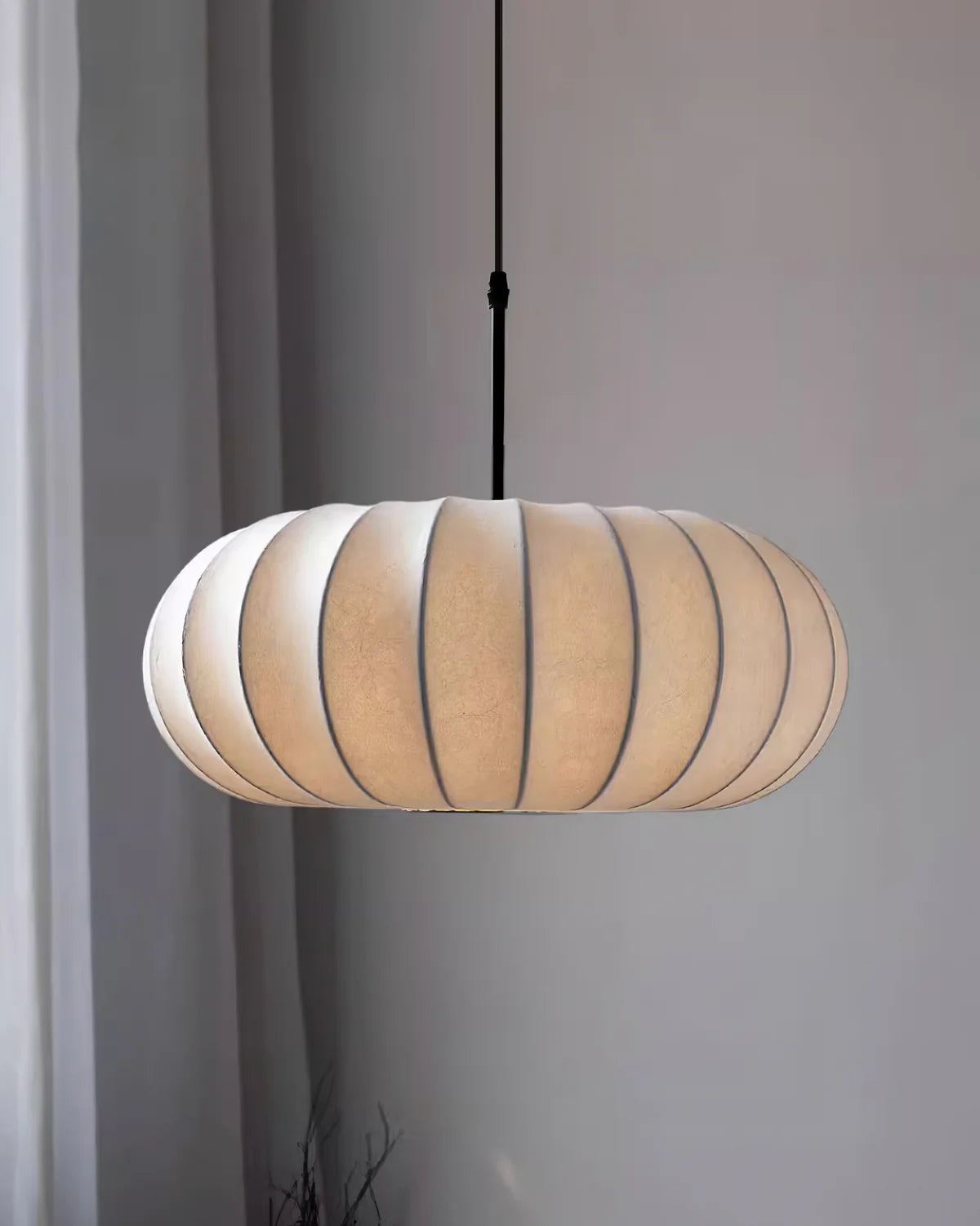 Art Deco Verona Pumpkin Pendant Light - Loonglight