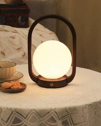 Tavellio Wooden Portable Table Lamp - Loonglight