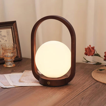 Tavellio Wooden Portable Table Lamp - Loonglight