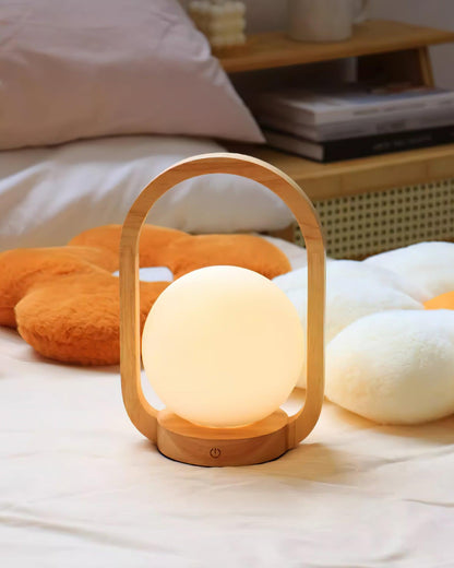 Tavellio Wooden Portable Table Lamp - Loonglight