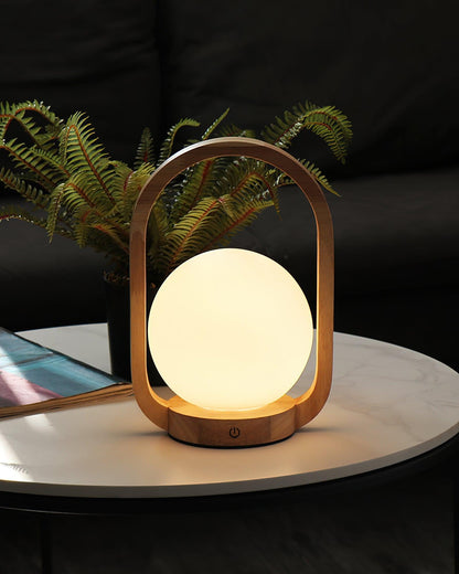 Tavellio Wooden Portable Table Lamp - Loonglight