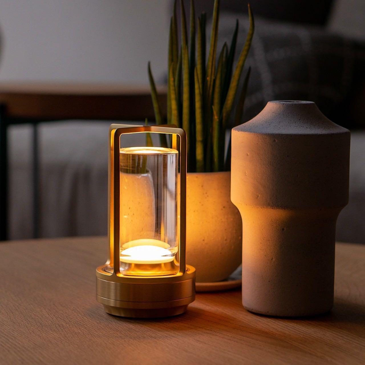 Aura Gleam Table Lamp (built-in battery) - Loonglight